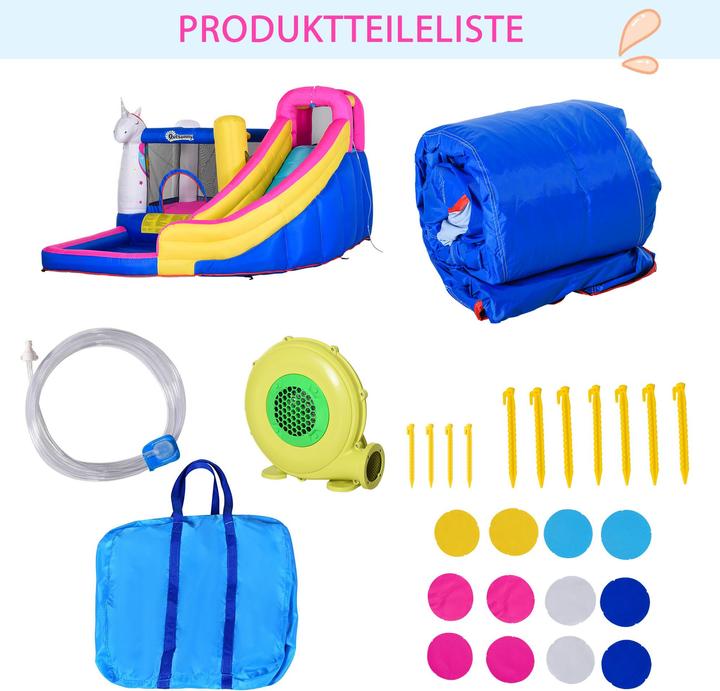 Actual product image Outsunny Children's bouncy castle