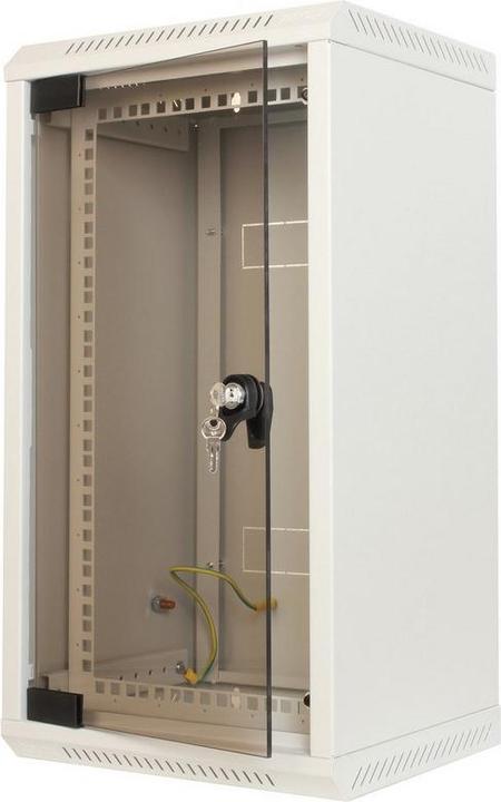 Triton 10" Wandschrank, 9HE, 1 teilig, grau (9 HE, 10 Zoll Rack)