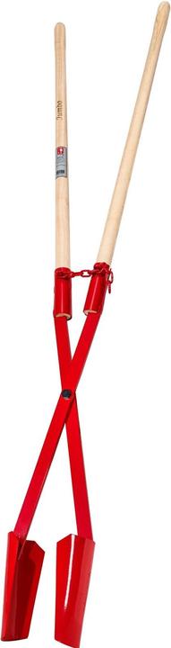 Image du produit Idealspaten Creuseur de trous de terre JUMBO rouge avec revêtement en poudre taille 1