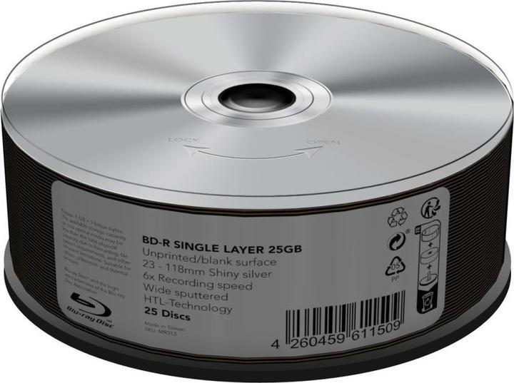 Immagine prodotto MediaRange BD-R 6x non stampato Cakebox (25 x)