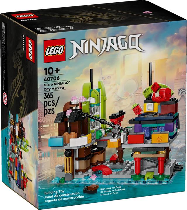 Image du produit LEGO Micro-modèle Ninjago des marchés de NINJAGO® City (40706, LEGO Ninjago)
