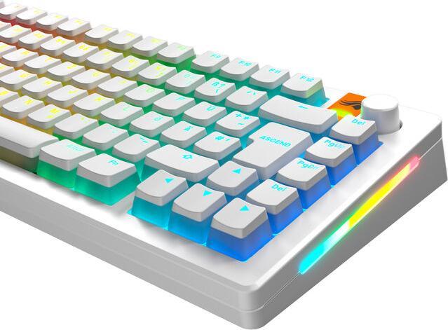 Produktbild Glorious Aura V3 Keycaps, ISO Layout (DE), PBT, Doubleshot - Weiss