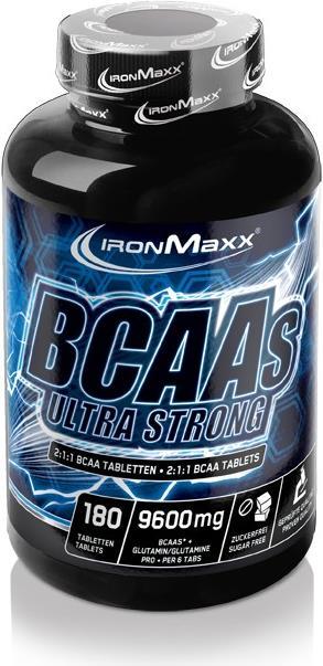 Produktbild IronMaxx BCAAs Ultra Strong 2:1:1 (180 Tabs) (180 Stück, Tabletten)