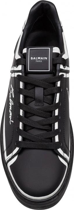 Produktbild Balmain b-court sneakers in leather with "je taime" print color black (41)