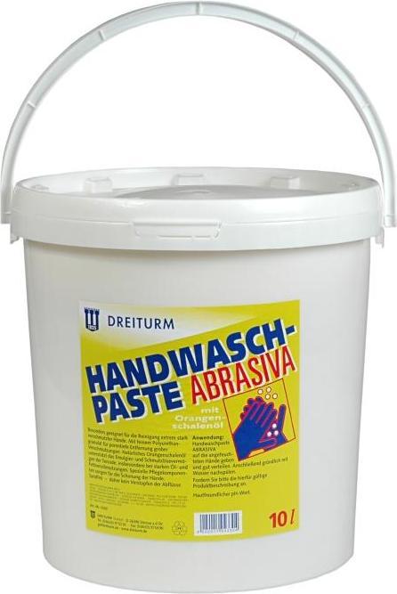 Weita Handwaschpaste Kunststoffbasis Dreiturm Abrasiva 10 L mit feinem Polyurethangranulat (10000 ml)