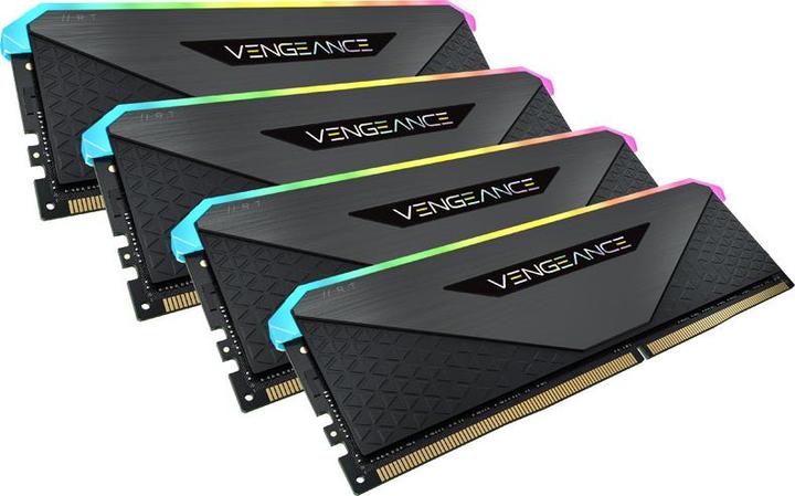 Actual product image Corsair Vengeance RGB RT (4 x 8GB, 3600 MHz, DDR4-RAM, DIMM)