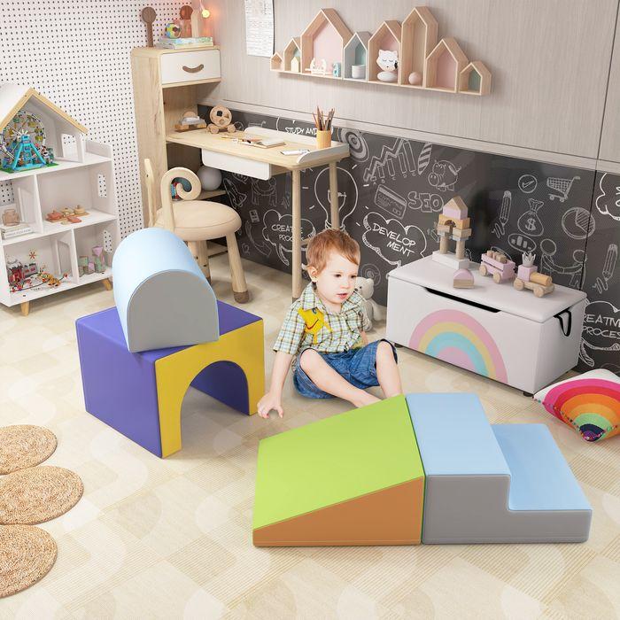 Immagine prodotto Swisshandel24 Bausteinset 4er-Set Schaumstoff Bausteine Bauspielzeug, 1-3 Jahre, V2