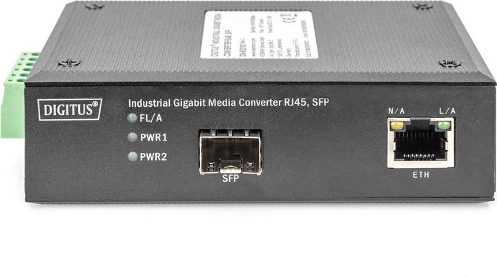 Immagine prodotto Digitus 10/100/1000 Base-TX to 1000 Base-FX Industrial Media Converter (2 Porti)