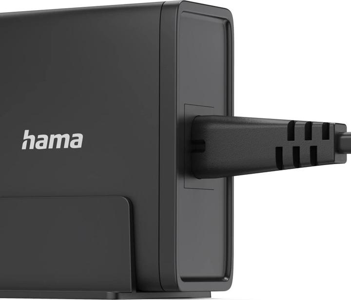 Immagine prodotto Hama Stazione di ricarica USB-C universale, GaN, 3 porte, Power Delivery (PD), 5-28V/140W (140 W)