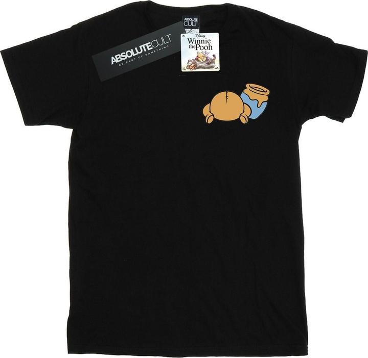 Actual product image Disney Womens/Ladies Winnie The Pooh Backside Breast Print Cotton Boyfriend T-Shirt (XL)