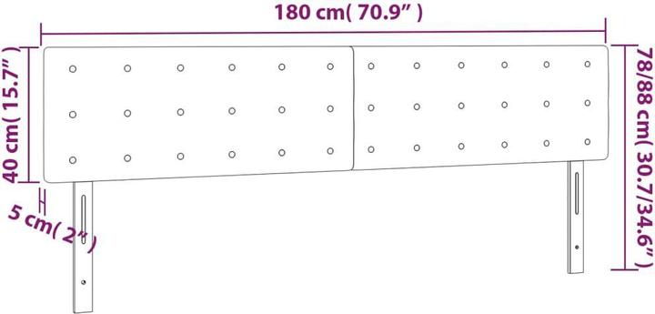 Actual product image VidaXL Raiden (180 x 5 x 88 cm)