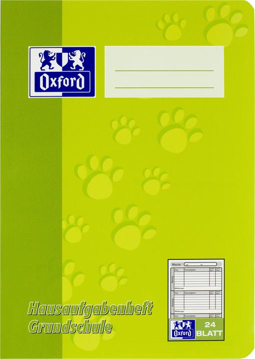 Image du produit Oxford Livre de devoirs (A5, À rayures, Couverture rigide)