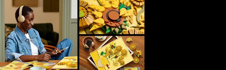 Actual product image LEGO Vincent van Gogh - Sunflowers (31215, LEGO DC, LEGO Rare Sets)