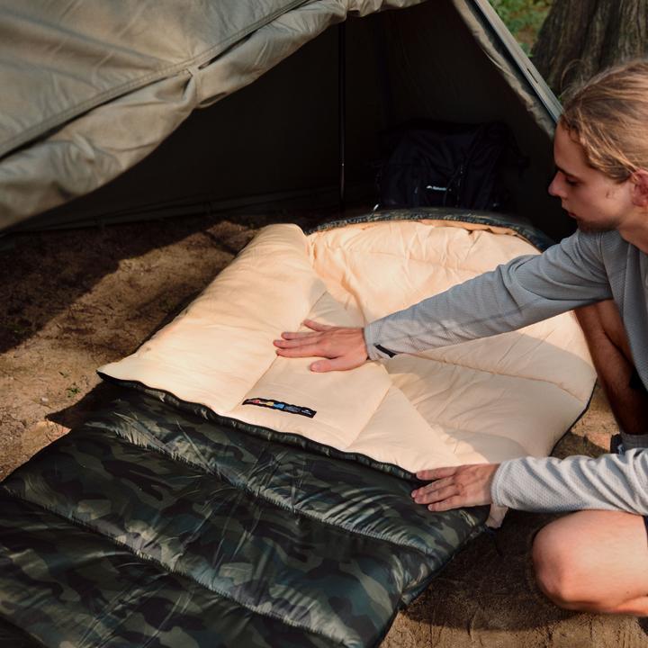 Produktbild Naturehike Warmy square with hat warming cotton sleeping bag M300/Grey/left