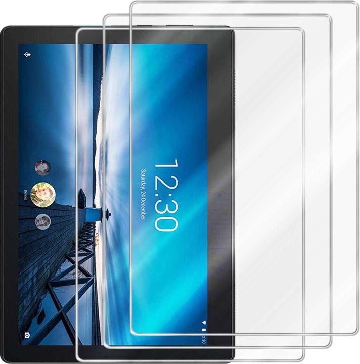 Actual product image Cadorabo 3x Tablet Tempered Glass for Lenovo Tab E10 (10.1) (3 Piece, Lenovo Tab E10)