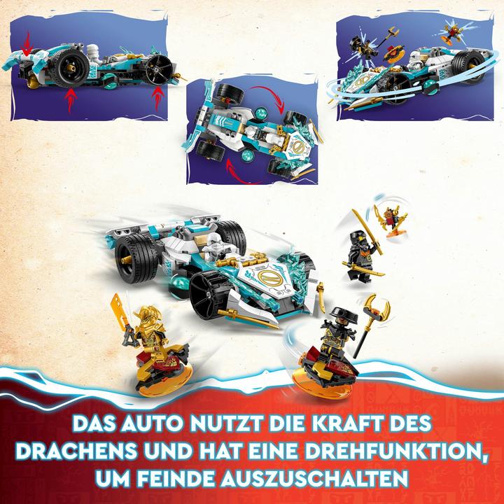 Image du produit LEGO La voiture de course Spinjitzu de Zane Dragonpower (71791, LEGO Ninjago)