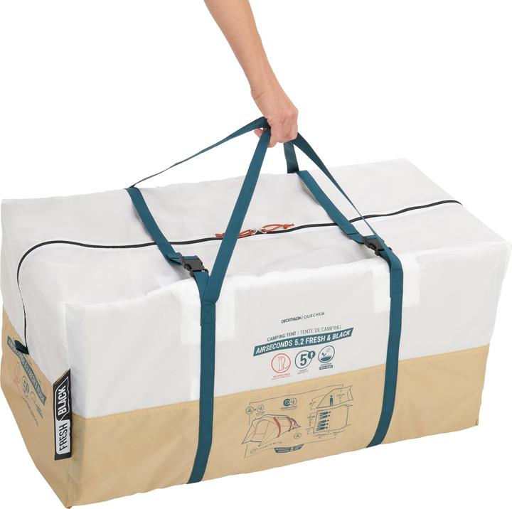 Produktbild Quechua Familienzelt Air Seconds 5.2 (Aufblasbares Zelt, 21.80 kg, 5 Personen)