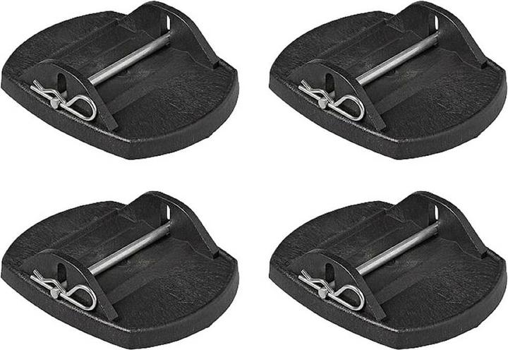 Produktbild ProPlus Stützplatten mit Metallstift Set von 4 Stück
