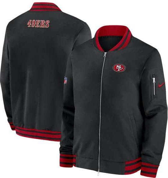 Produktbild Nike San Francisco 49ers Coach Bomber Jacket 2XL (XXL)