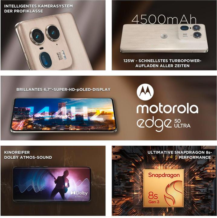 Immagine prodotto Motorola Edge 50 Ultra (1000 GB, Legno nordico, 6.70", SIM + eSIM, 64 Mpx, 5G)