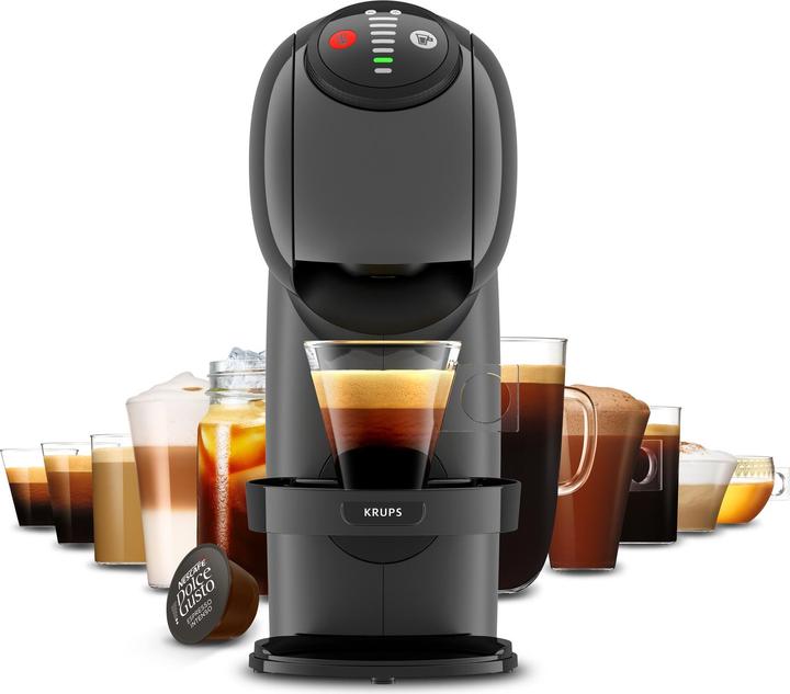 Productafbeelding Krups Nescaf Dolce Gusto GENIO S KP243B - Koffiecupmachine - Antraciet (EU-stekker)