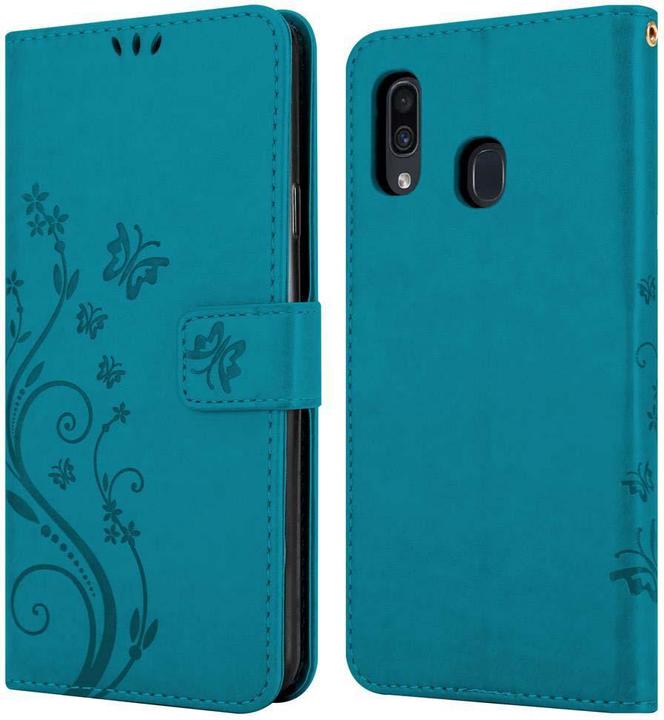 Actual product image Cadorabo Flower Book Cover (Samsung Galaxy A20, Samsung Galaxy A30)