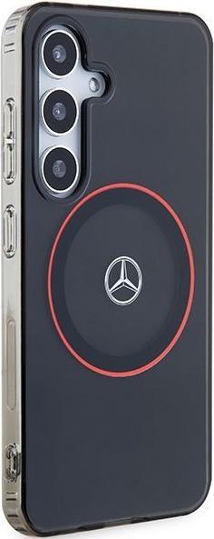 Actual product image Mercedes MEHMS23HUORK S921 czarny/black hardcase Double Layer W/ Red MagSafe (Samsung Galaxy S24)