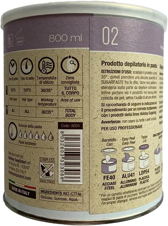 Nährwerte und Zutaten Holiday Zuckerpaste Pure Diamond Soft 1 kg (1000 g)
