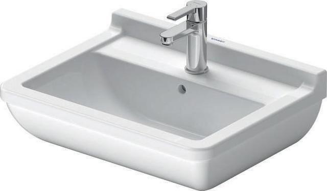 Image du produit Duravit Lavabo STARCK 3 m ÜL HLB 1 trou de robinet 600x450mm blanc WG (450 mm, 600 mm)