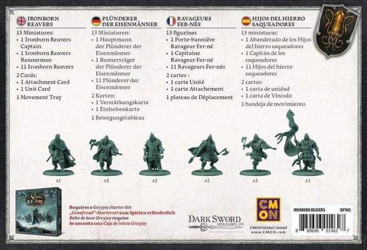 Actual product image Cmon CMND0213 - A Song of Ice & Fire Ironborn Reavers, Miniaturens (English)