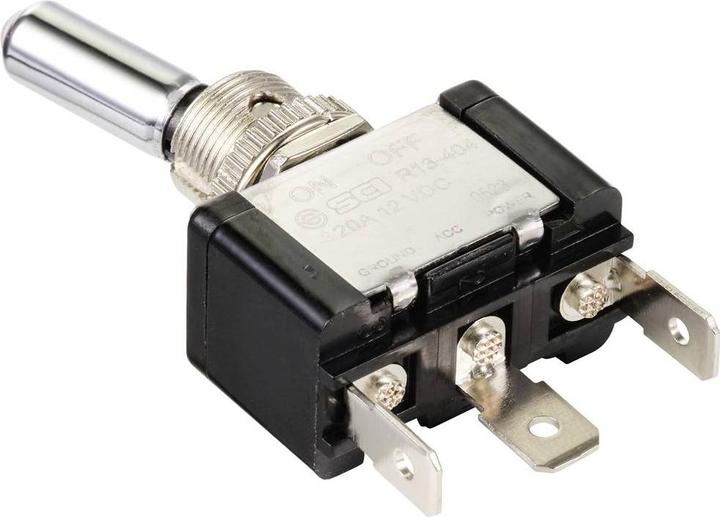 Immagine prodotto Tru Components TC-11193848 Interruttore a levetta 12 V/DC 20 A 1 x Off/On a scatto 1 pz.