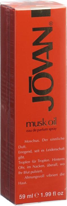 Immagine prodotto Jovan Muschio Olio Donna Donna Eau de Parfum (Eau de parfum, 59 ml)