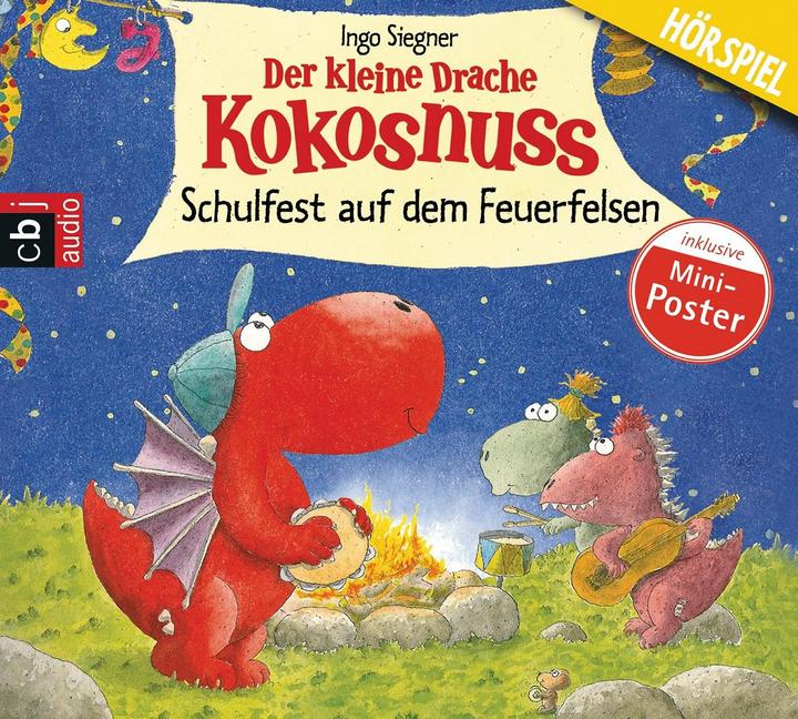 Image du produit Le petit dragon Noix de coco - Fête de l'école sur le Rocher de feu (Ingo Siegner, Allemand)