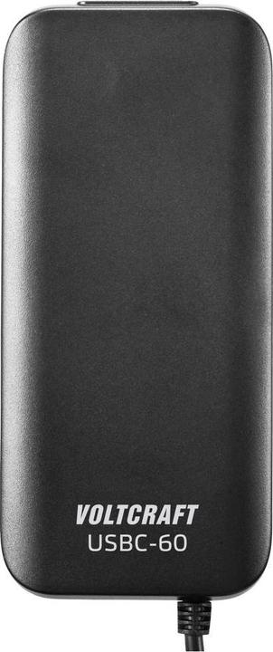Image du produit Voltcraft USBC-60 Chargeur USB 60 W 5 V, 9 V, 12 V, 15 V, 20 V 3 A USB Power De (60 W)