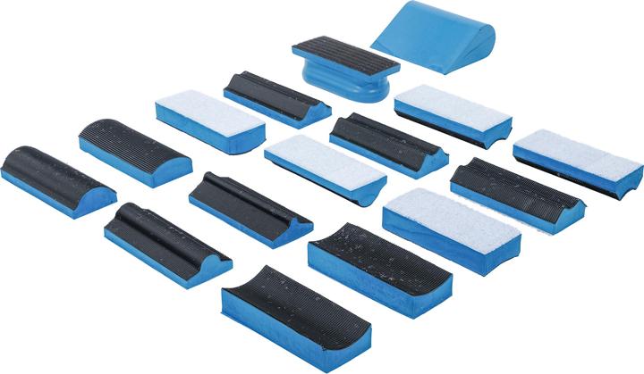 Produktbild BGS Klett-Schleifblock-Satz | 16-tlg.