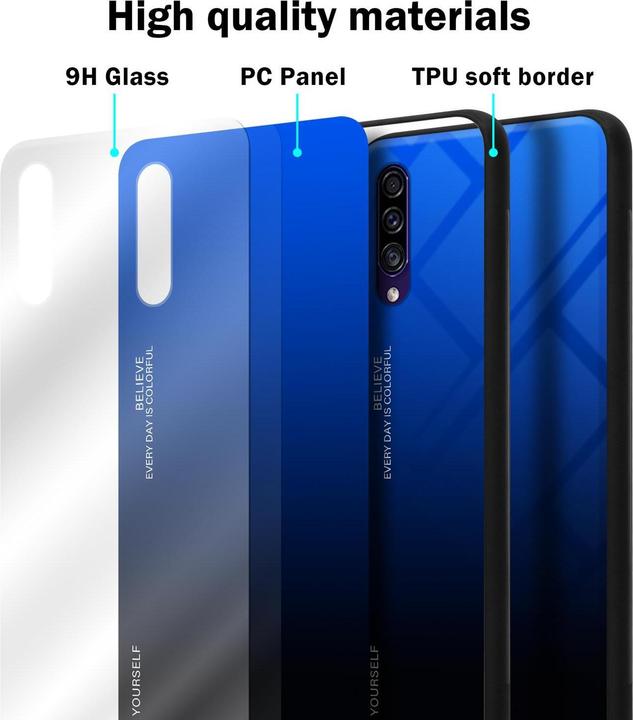 Produktbild Cadorabo TPU 2 Farben Glas Cover (Samsung Galaxy A30s, Samsung Galaxy A50s)