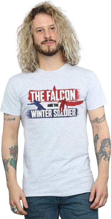 Produktbild The Falcon And The Winter Soldier Action Logo TShirt (S)