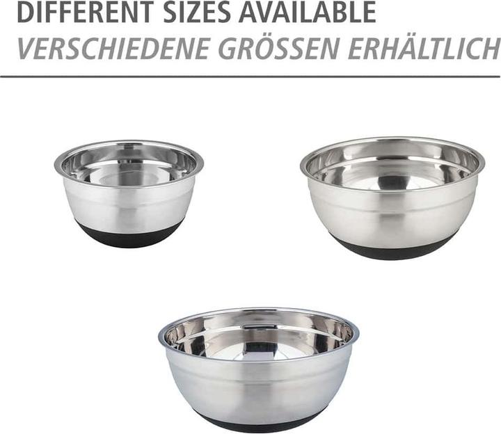 Produktbild Wenko Schüssel 1700 ml, 1 Stück, Edelstahl (20 cm, 1.70 l, 1 x)