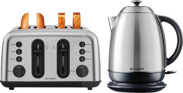 Produktbild Buydeem Teekanne Elektrischer Wasserkocher, Modell K640, Farbe Edelstahl, EU (1.70 l)