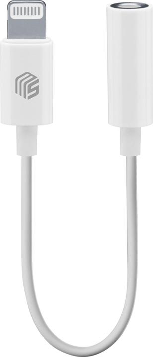 Immagine prodotto Music Sound Cellularline MFI Cavo adattatore audio da Lightning a Jack da 3,5 mm Bianco (Lightning, Jack da 3.5mm)