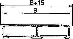Actual product image kaiserkraft Aluminum loading rail