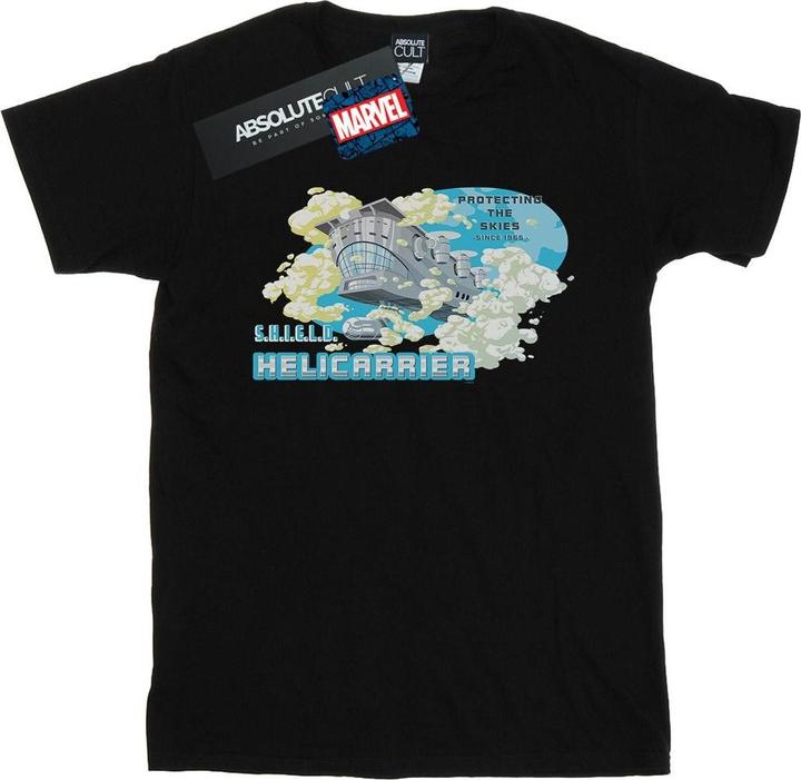 Immagine prodotto S.H.I.E.L.D. Hellicarrier Protecting The Skies Maglietta Uomo (S)