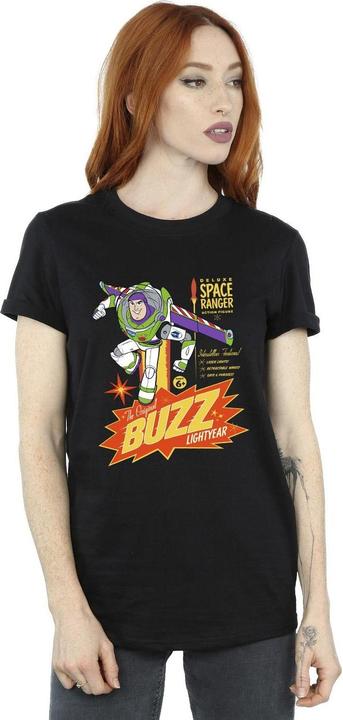 Actual product image Disney Womens/Ladies Toy Story Buzz Lightyear Space Cotton Boyfriend T-Shirt (M)