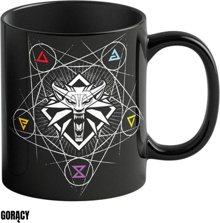 Produktbild Good Loot Heat Reveal Mug (The Witcher 3: Witcher Sign) /Merchandise (480 ml, 1 x)