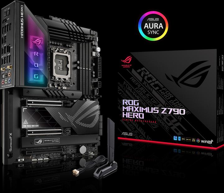 Actual product image ASUS ROG MAXIMUS Z790 HERO (LGA 1700, Intel Z790, ATX)
