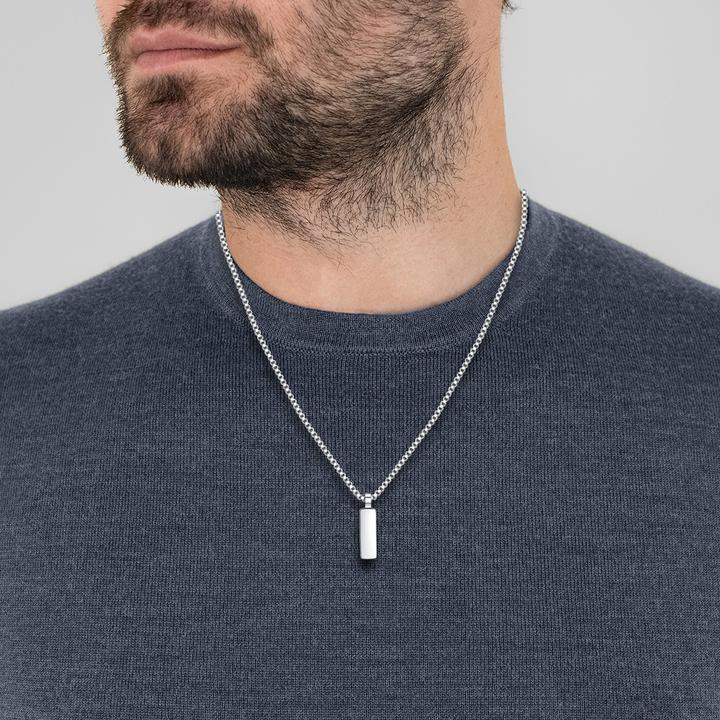 Produktbild True Rebels Herren Edelstahl Silber 55,0 cm - 34186 (Edelstahl, 55 cm)