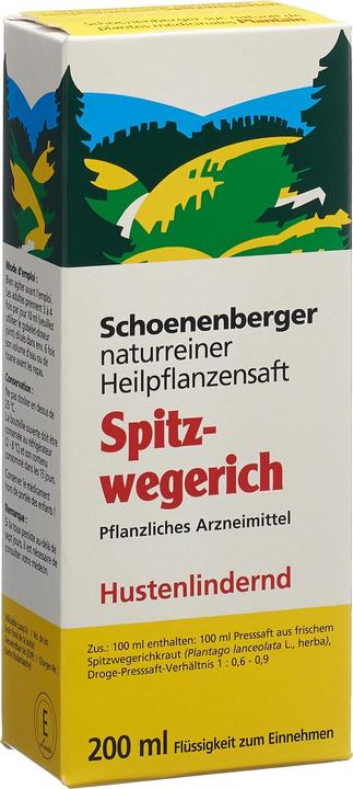Schönenberger Spitzwegerich Heilpflanzensaft Saft