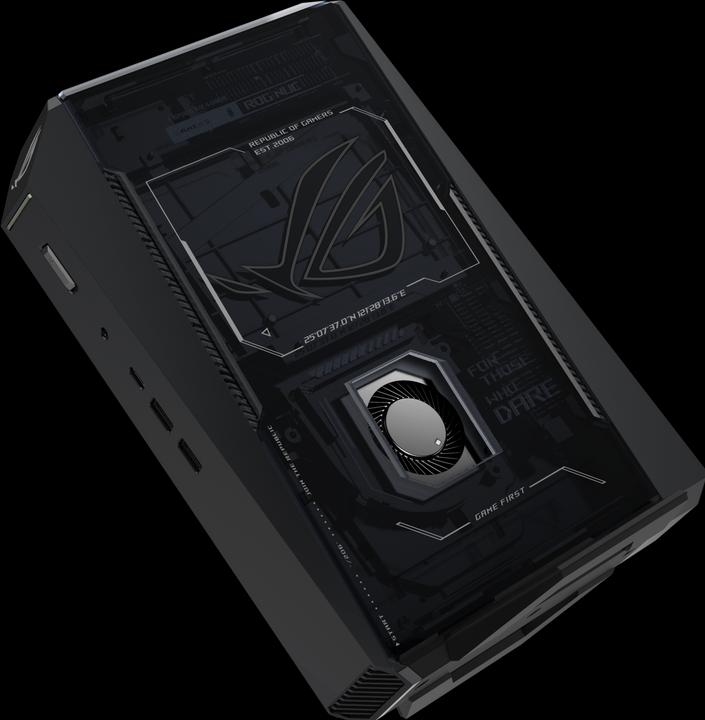 Actual product image ASUS Mini PC ROG NUC NUC15JNK9X389A2, Prozessorfamilie: Intel (32 GB, 1000 GB, Intel Arc Graphics)