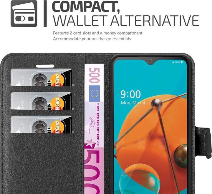 Image du produit Cadorabo Book avec fonction stand Cover (LG KQ51)