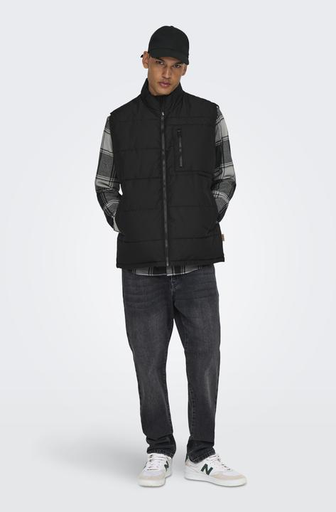 Immagine prodotto Only & Sons Gilet a collo alto trapuntato (L)